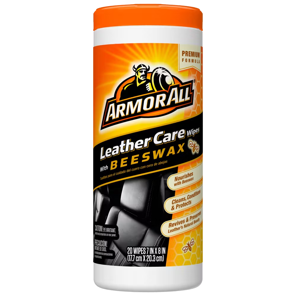 Leather Care Wipes With Beeswax