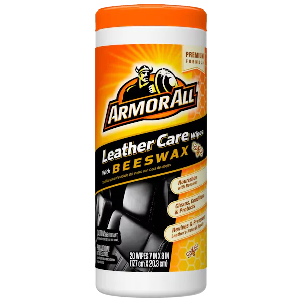 Leather Care Wipes With Beeswax Image 1