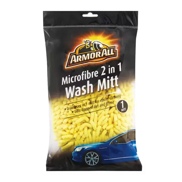 Microfibre 2 in 1 Wash Mitt Image 1