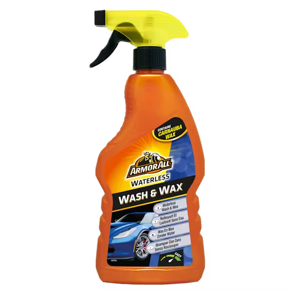 Was en wax zonder water