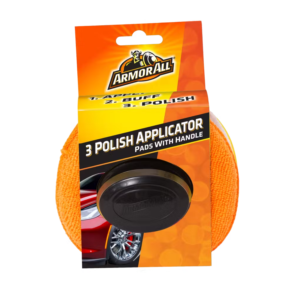 3 Polish Applicator Pads with Handle