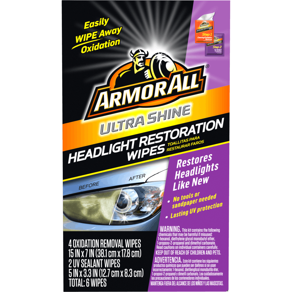 Ultra Shine Headlight Restoration Wipes