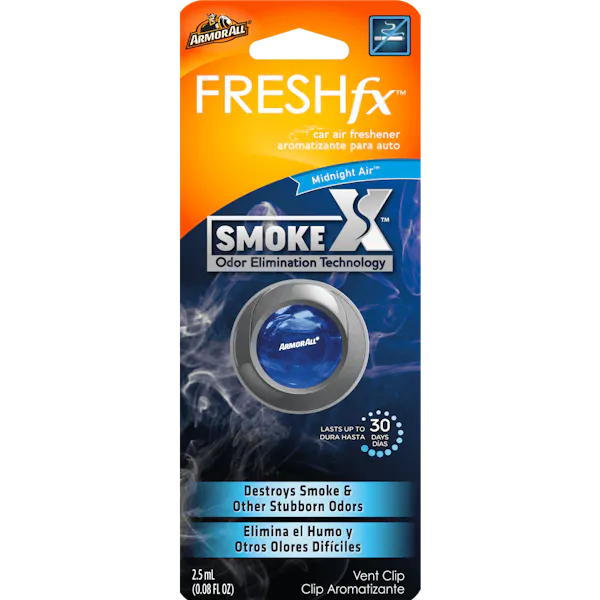 car air freshener for cigarette smoke Febreze AUTO Freshener, Odor-Fighting Car Vent Clip, Odor Fighter, 2 Count If fragrance oil spills Smoke X Vent Clip -