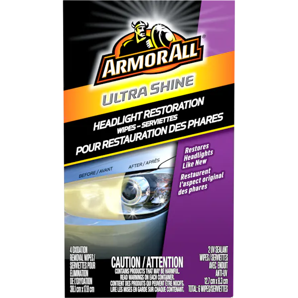 Ultra Shine Headlight Restoration Wipes Image 1