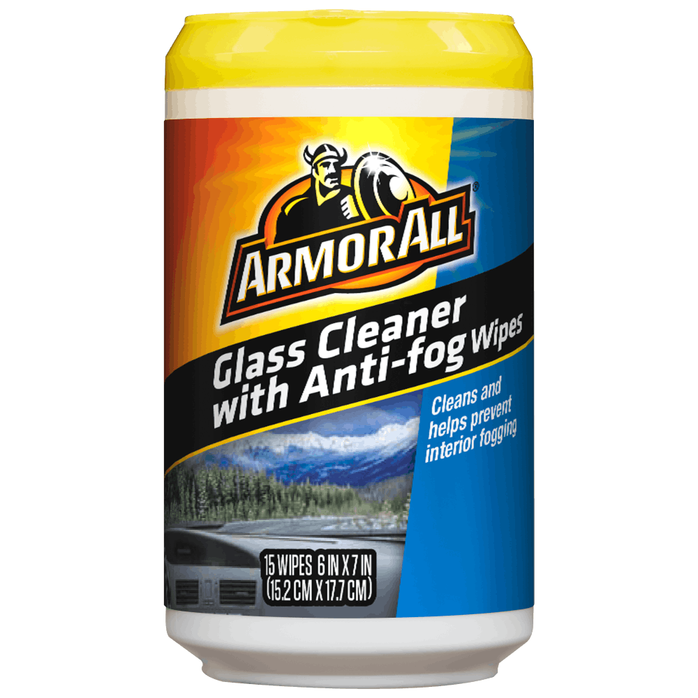 Glass Cleaner with Anti Fog Wipes