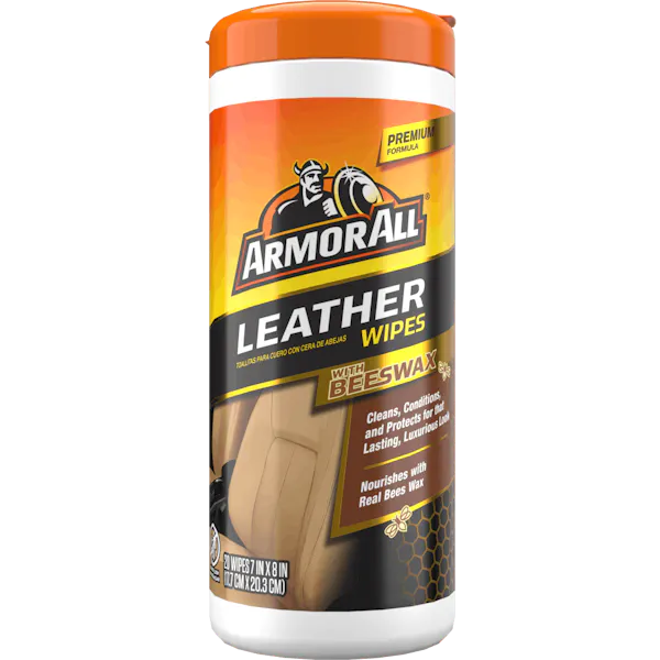 Leather Care Wipes With Beeswax Image 1