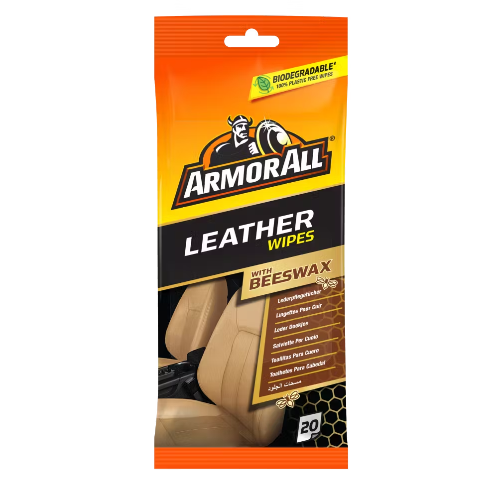 Armor All® Leather Wipes With Beeswax