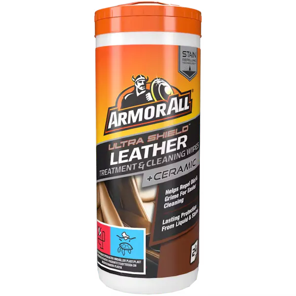 Armor All® Ultra Shield™ Ceramic Leather Treatment & Cleaning Wipes Image 1