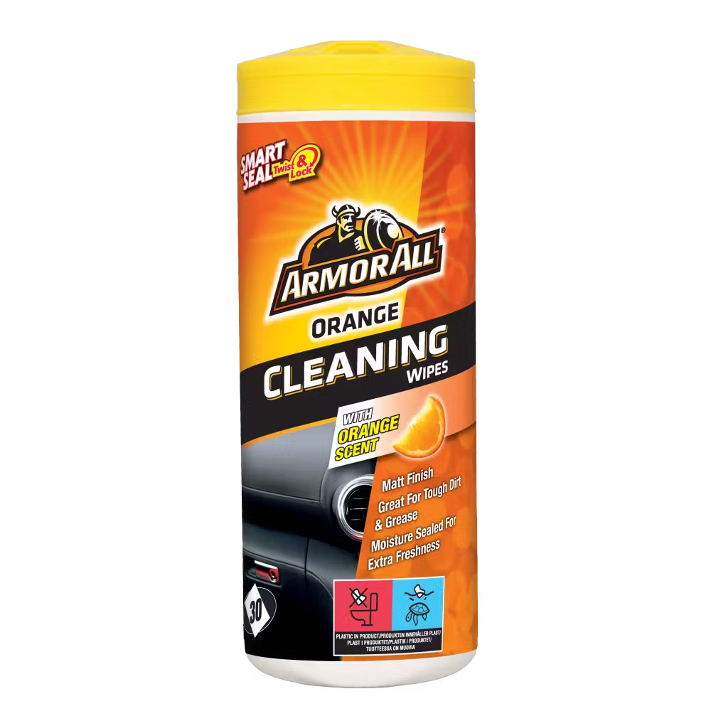 Orange Cleaning Wipes