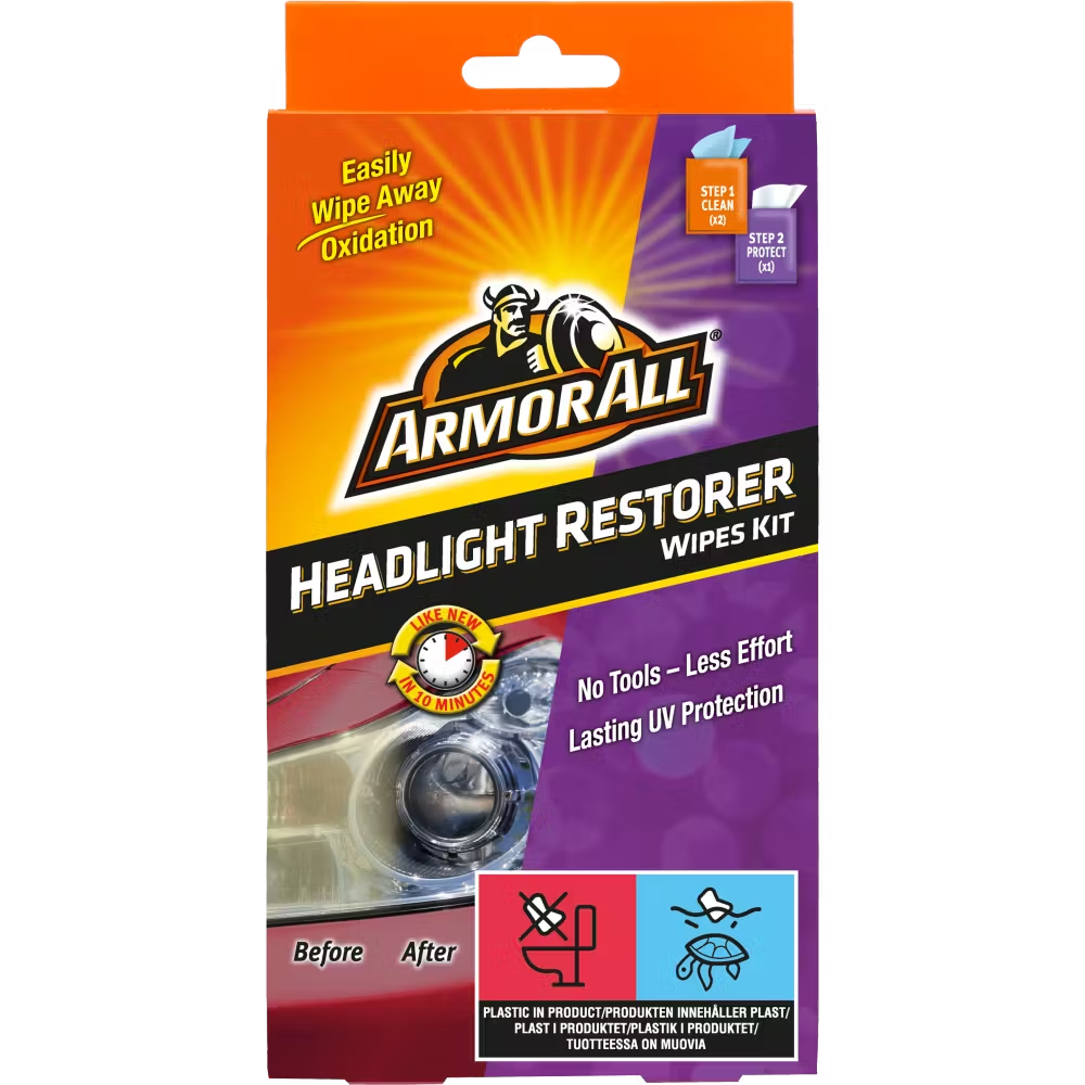 Headlight Restorer Wipes Kit