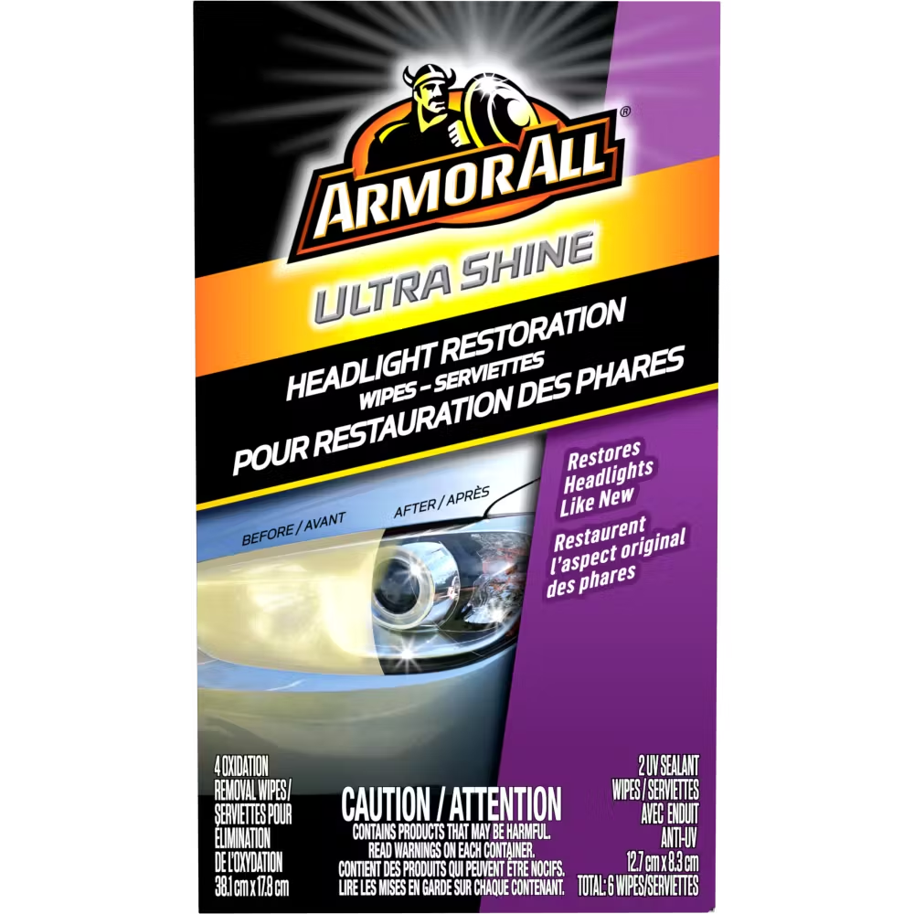 Ultra Shine Headlight Restoration Wipes